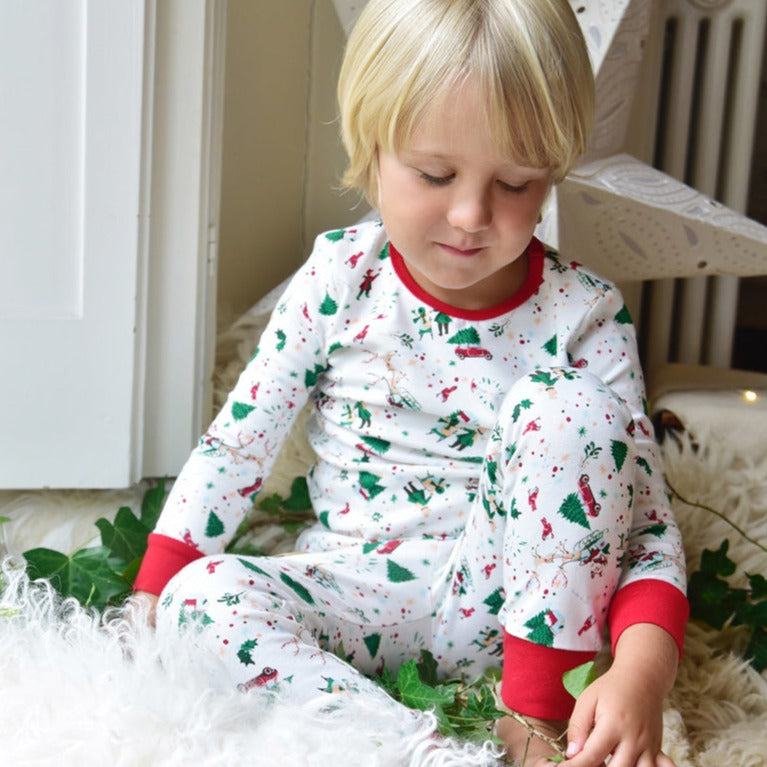 Christmas Print Cosy Pyjamas