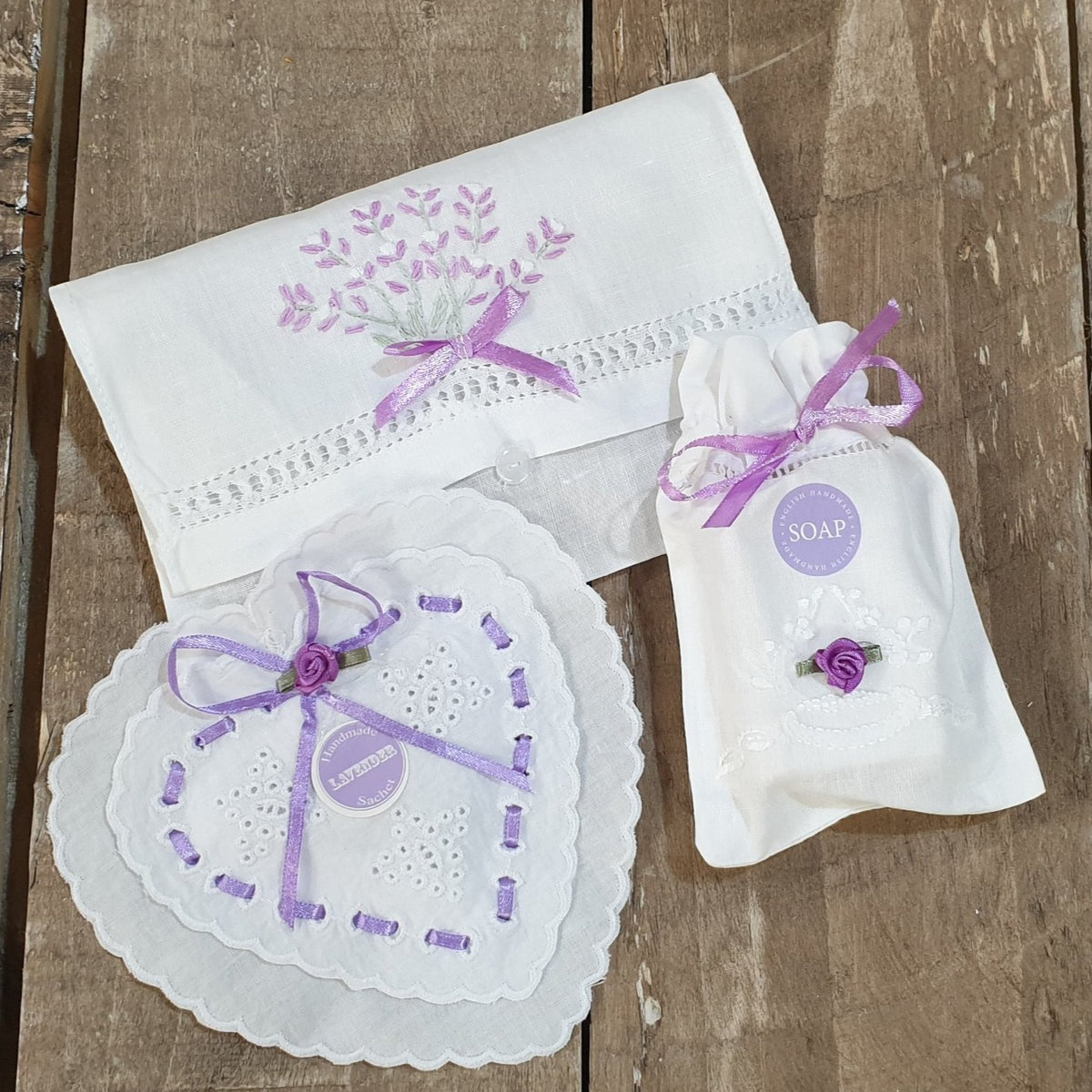 Trio Pack with Lavender Sachets & Soap