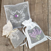 Trio Pack of Voile Lavender Sachets