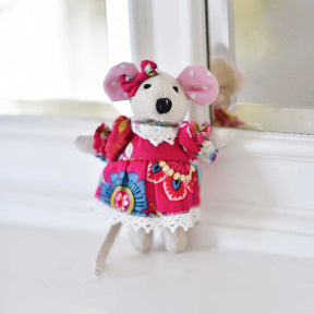 Mini Mouse with Hot Pink Floral Dress