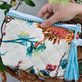 FREE GIFT | Turquoise Hummingbird Make Up Bag