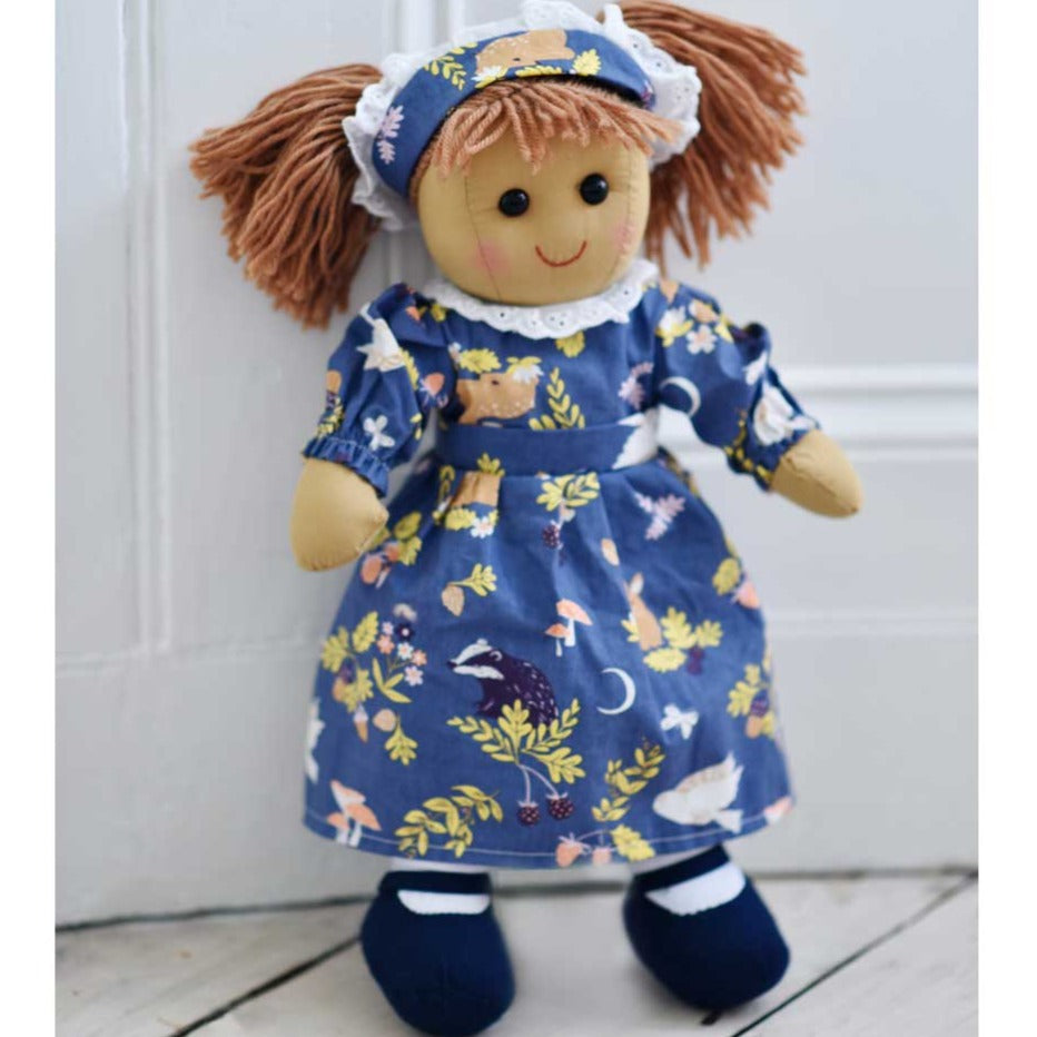40cm Rag Doll with Enchanted Forest Dress