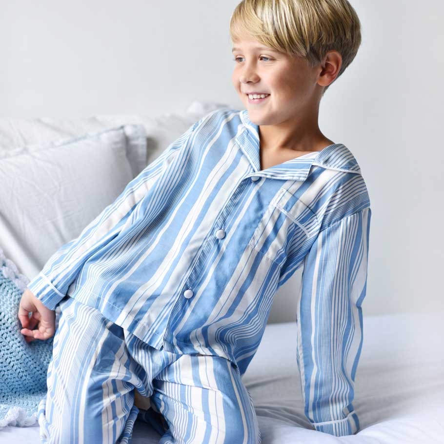 Thomas Blue & White Stripe Boys Pyjamas