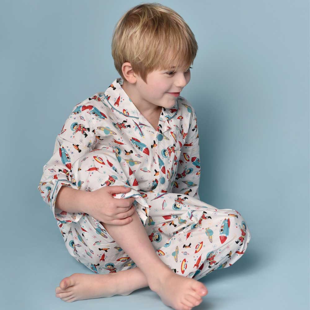 Hugo Space Print Children Pyjamas