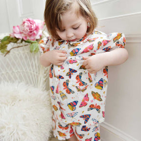 Butterfly Shorts And Top Pyjama Set
