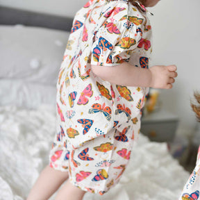 Butterfly Shorts And Top Pyjama Set