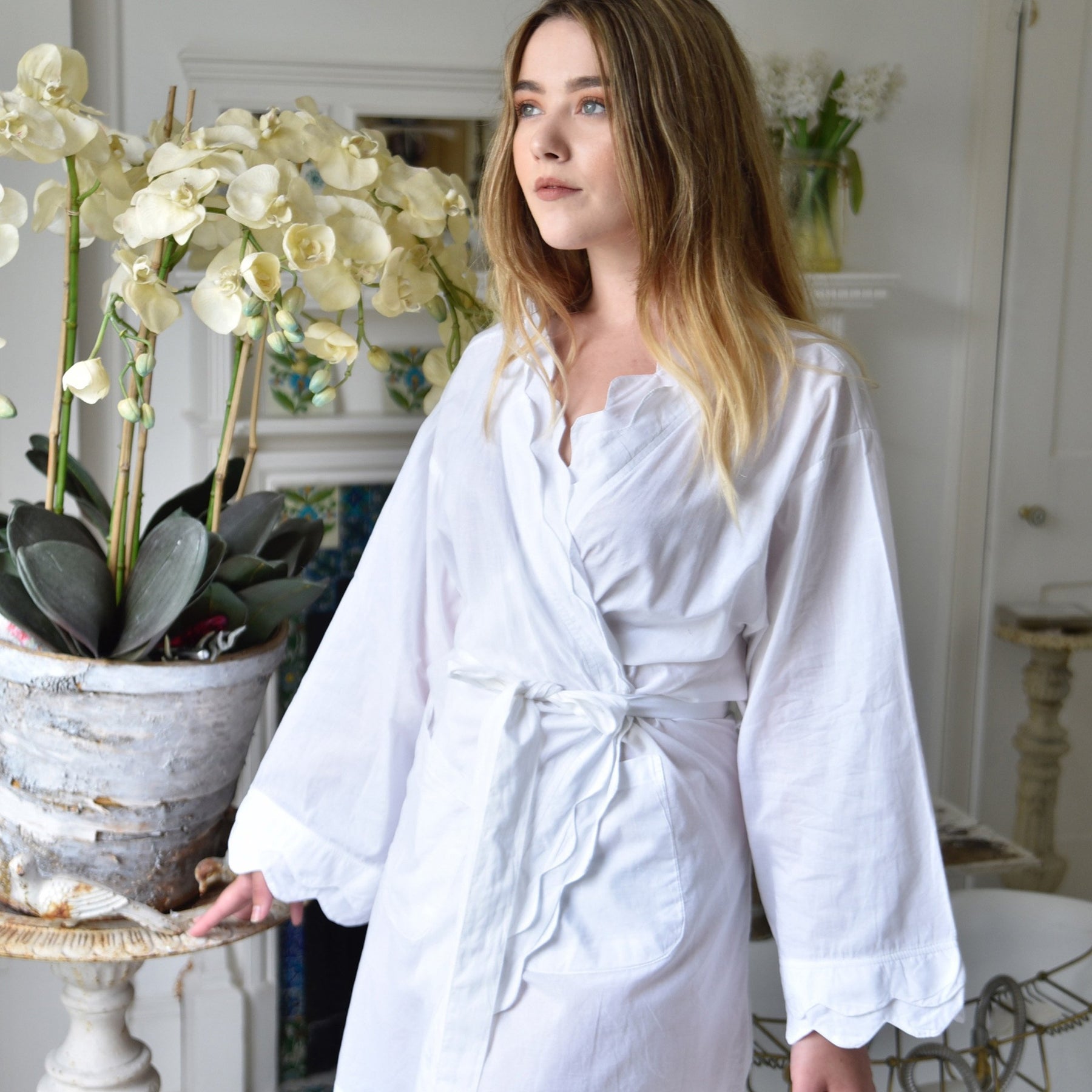 Mirage Robe Soft White – KAMELYA