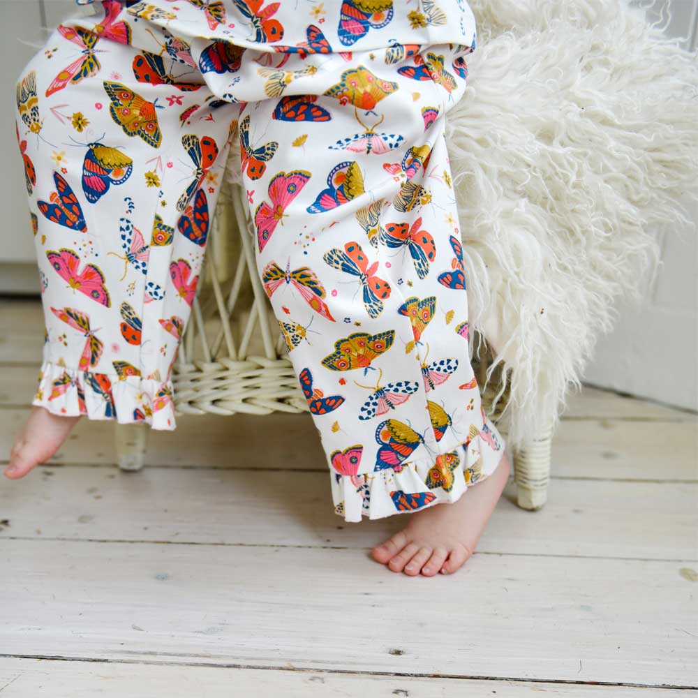Butterfly Print Long Sleeved Pyjamas