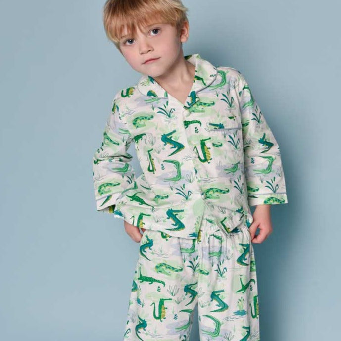 Crocodile Long Sleeved Pyjamas