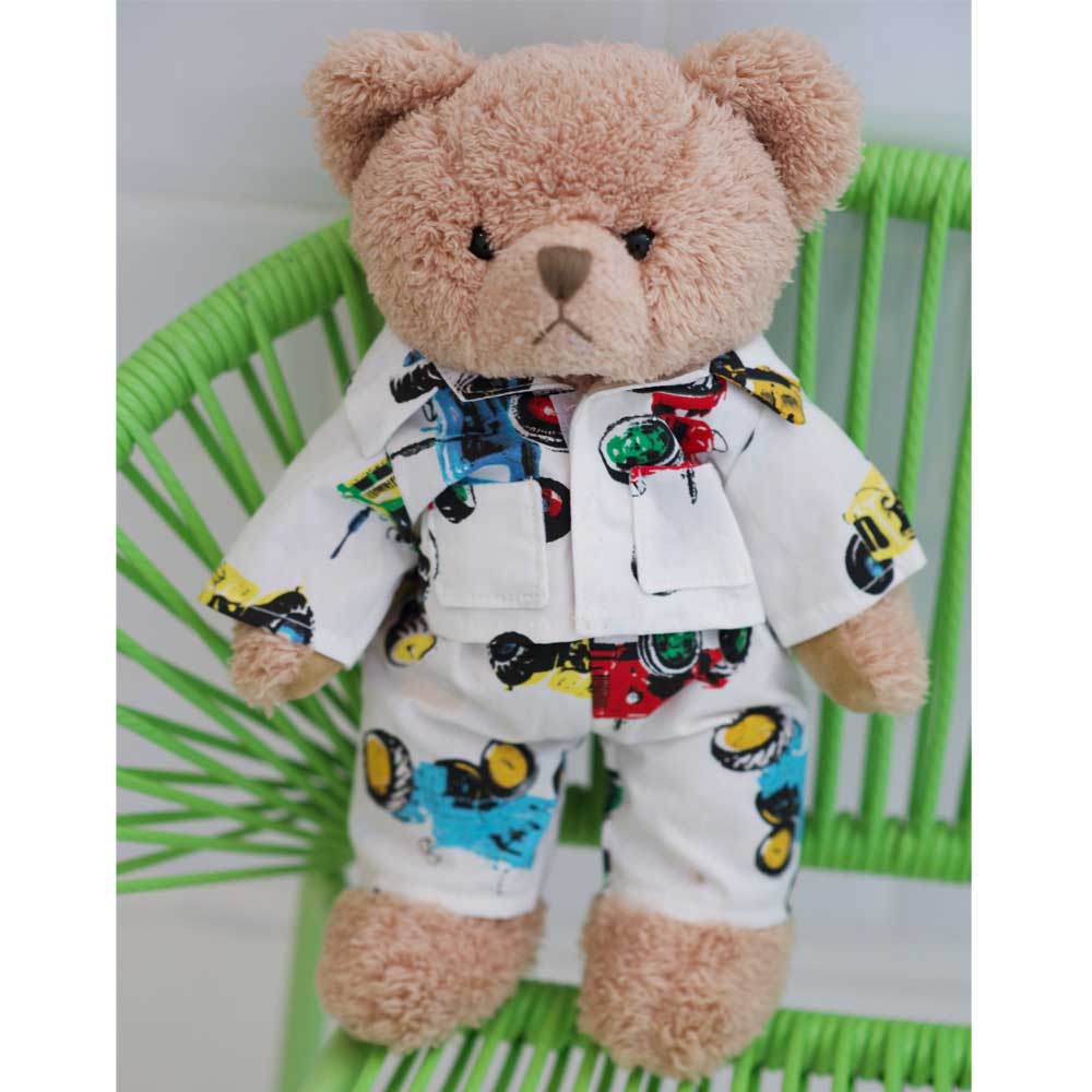 Teddy In Tractor Pyjamas