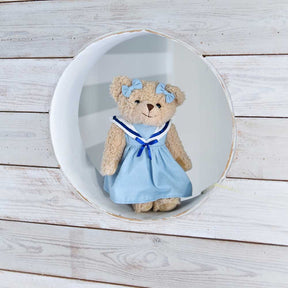 Teddy Bear With Blue Sailor Dress