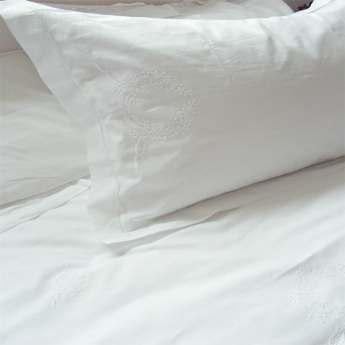 Embroidered Single Duvet Cover
